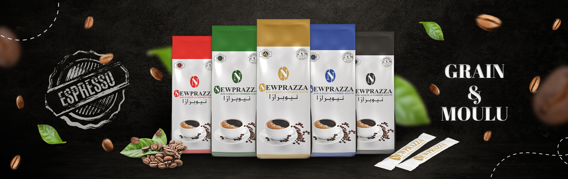 Bannière Newprazza espresso 1kg